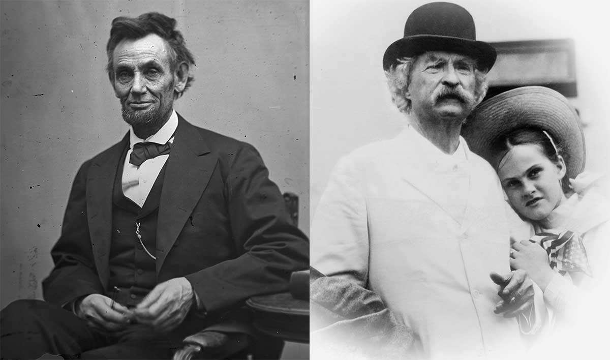 abraham lincoln mark twain