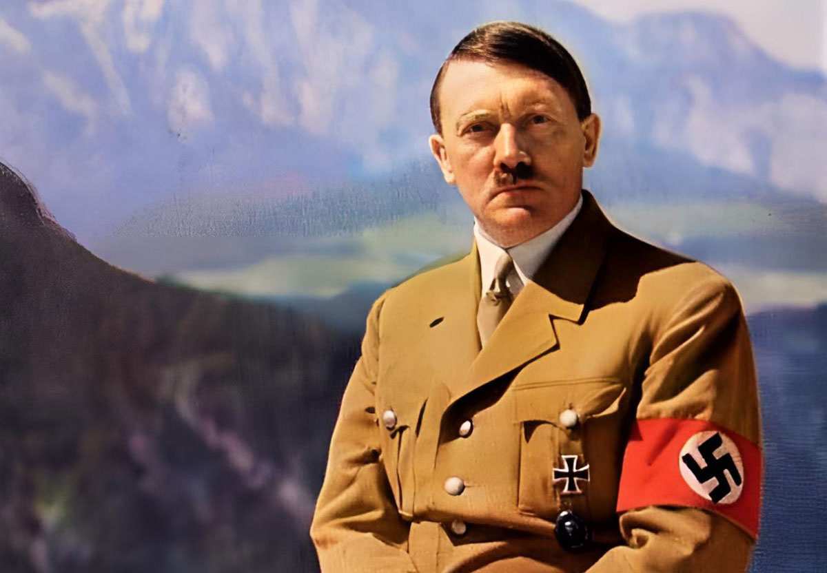 adolf hitler in color