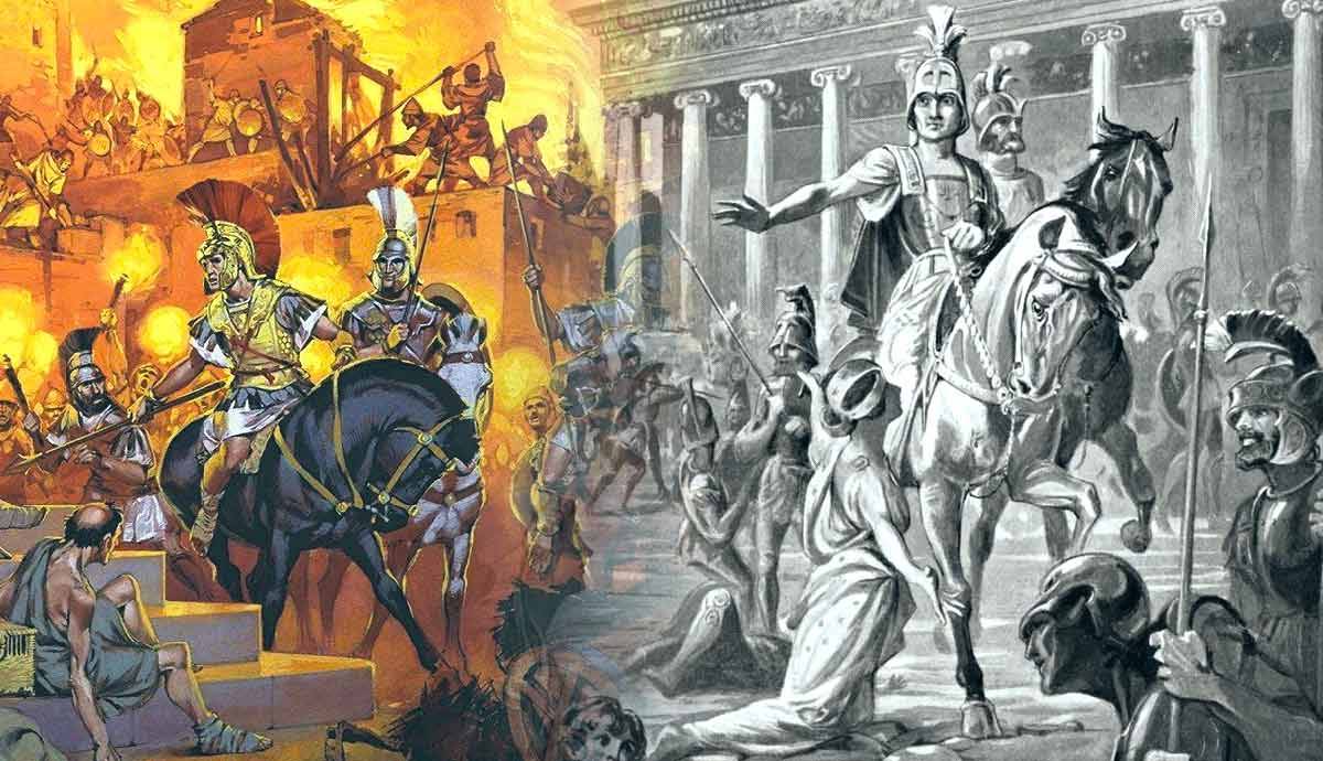 alexander the great destruction thebes