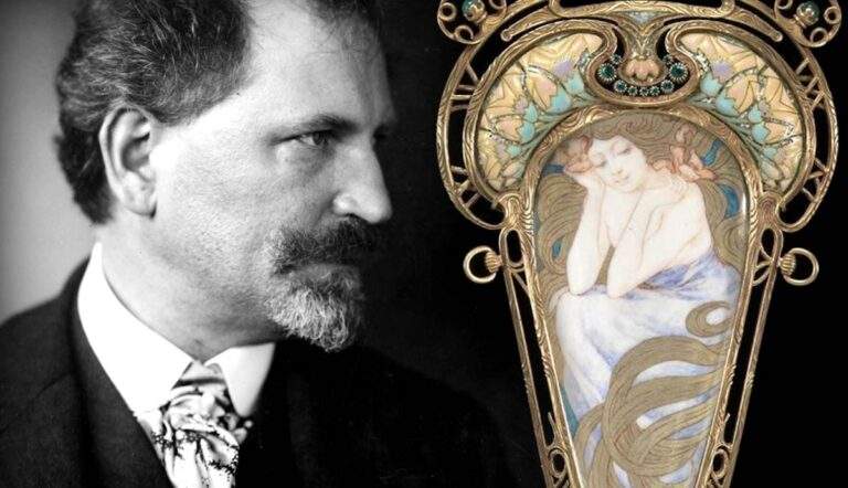 alphonse mucha father art nouveau works