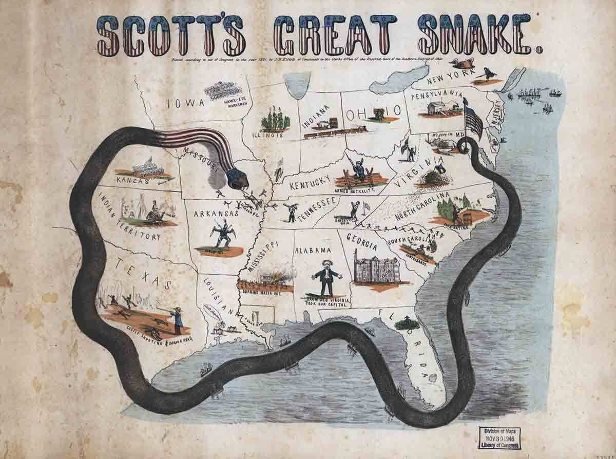 anaconda plan 1861