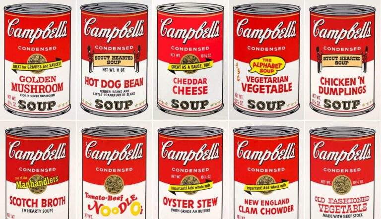 andy warhol campbells soup cans artwork