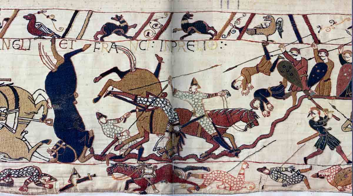 anglo saxon pesants fight norman knights