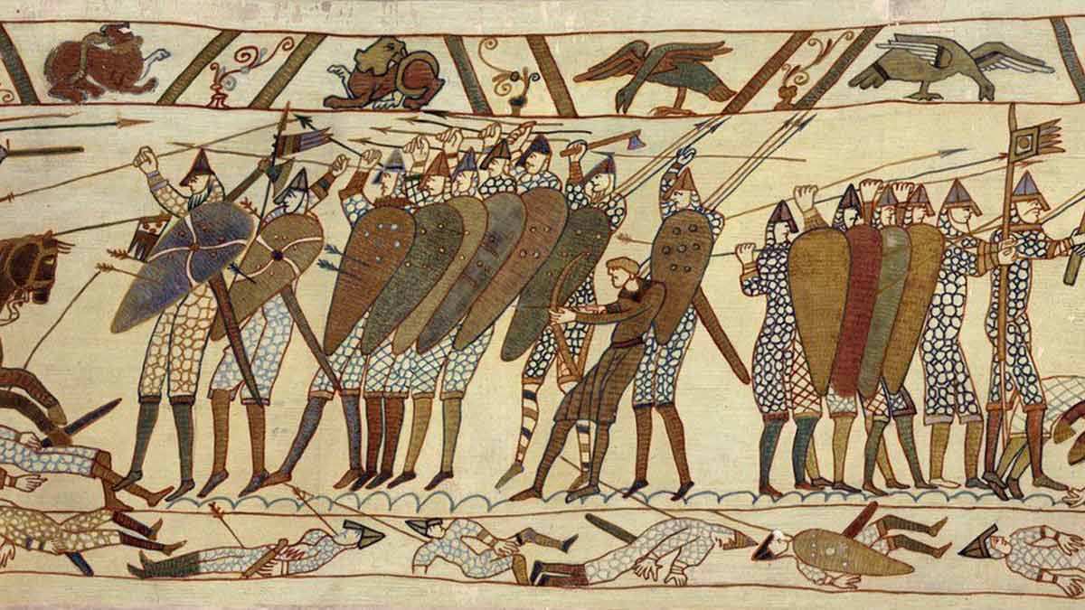 anglo saxon thegns bayeux tapestry