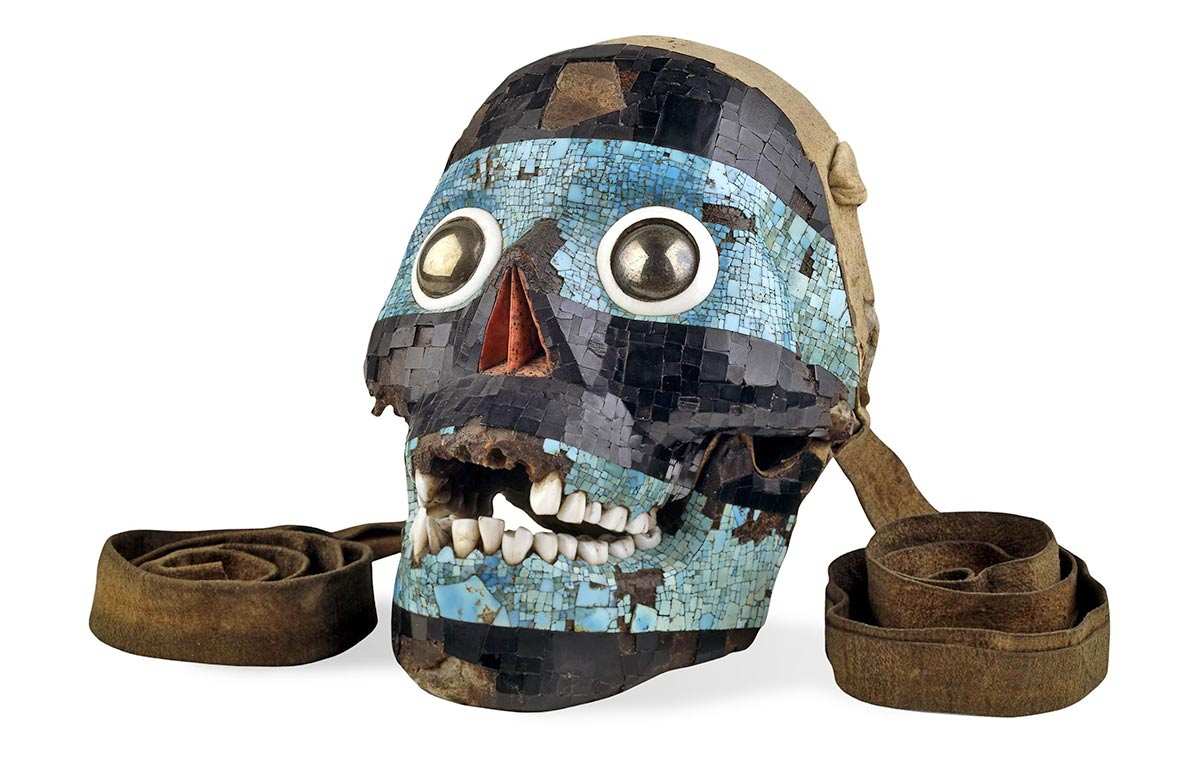 aztec mosaic skull tezxatlipoca british museum