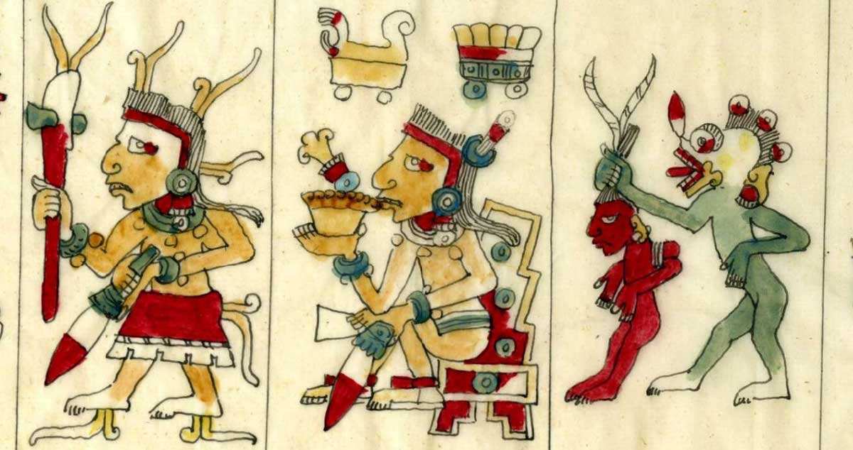 aztec ritural drinking chocolate codex borgia