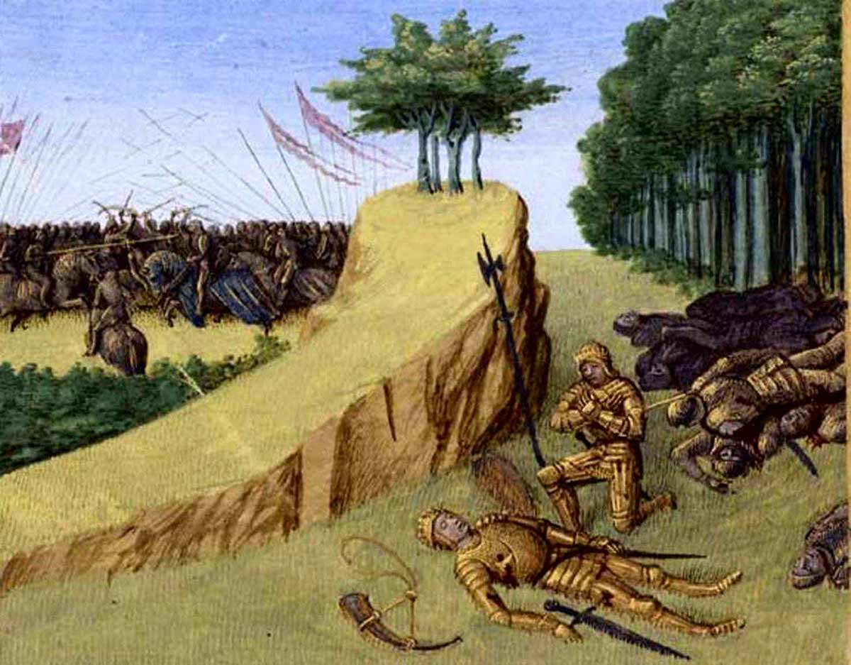 battle at roncevaux pass who was charlemagne