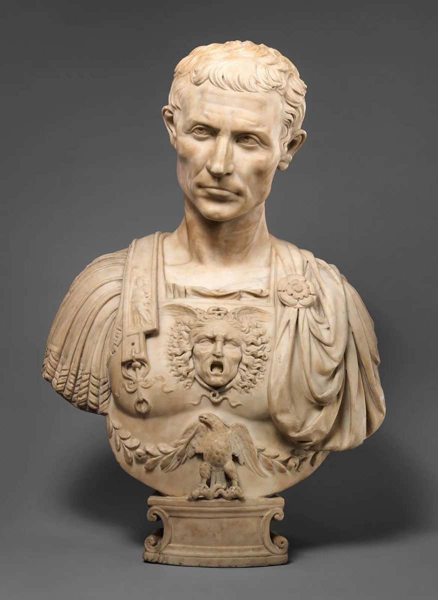 bust julius caesar achievements