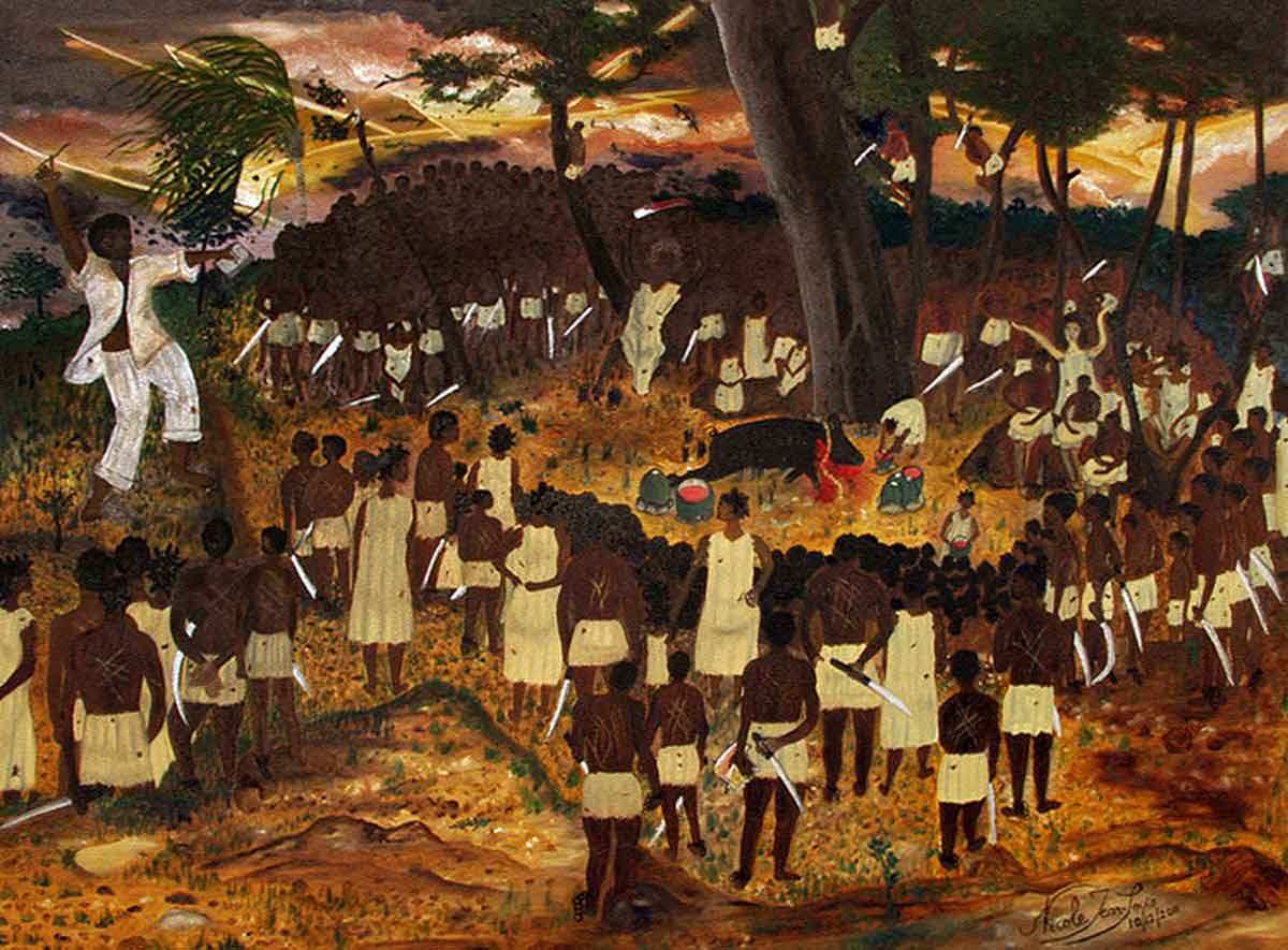 bwa-kayiman-haiti-1791-nicole-jean-louis-painting