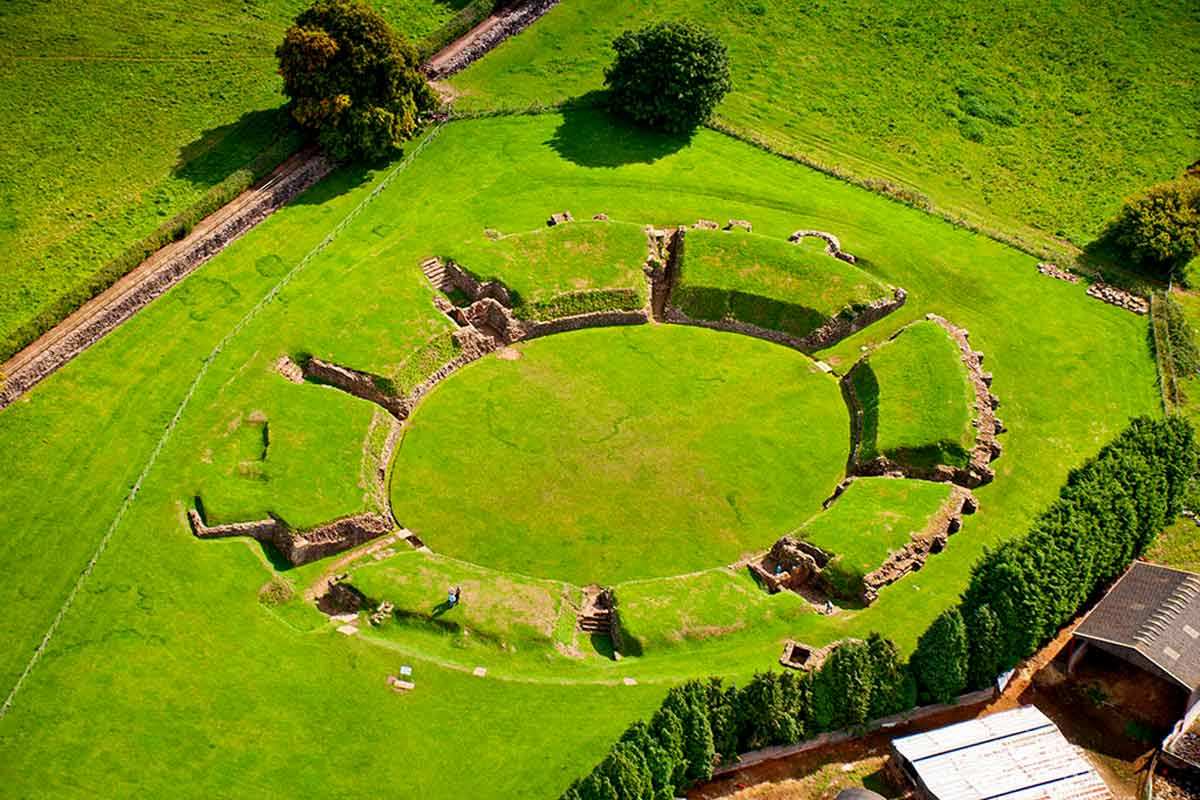 caerleon ampitheatre wales christian martyr