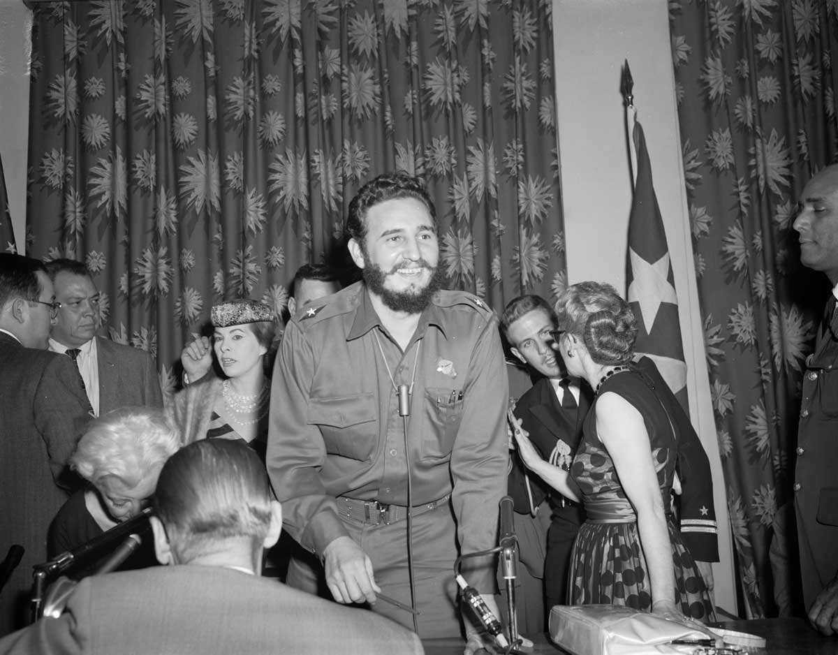 castro visits new york city 1959