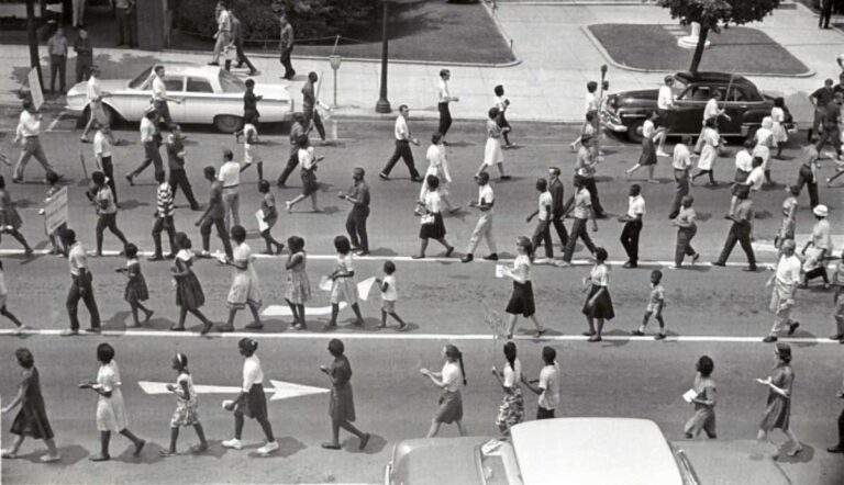 civil rights protest march