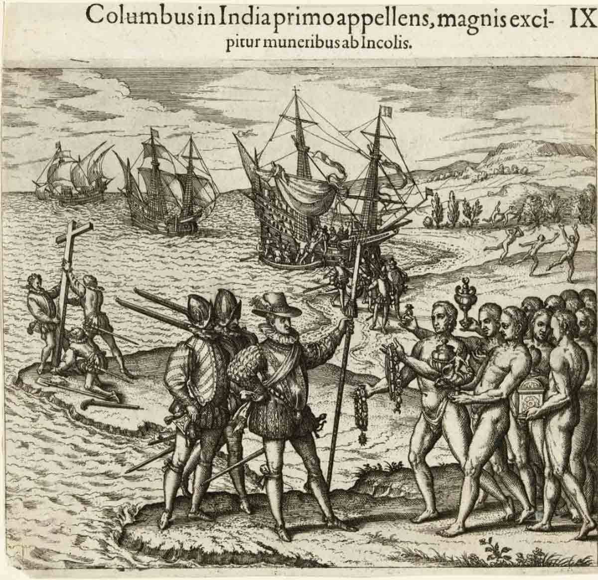 columbus discovers hispaniola bry