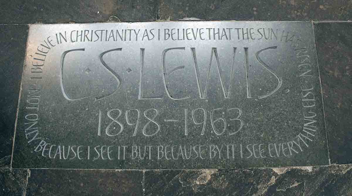 cs lewis stone westminster abbey