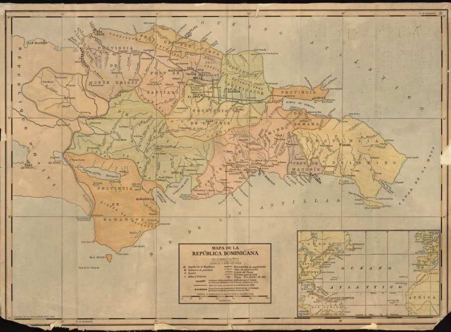 dominican-republic-map-1910-island-caribbean