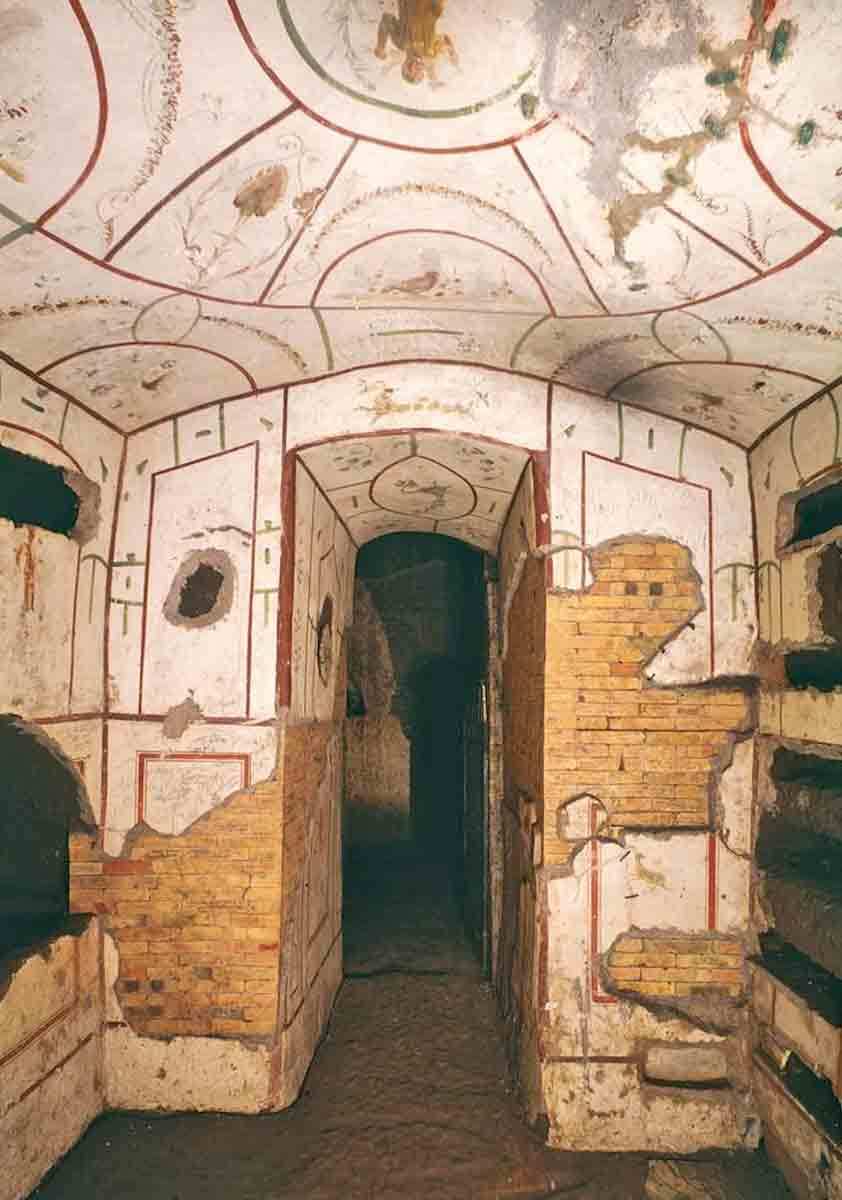 domitilla catacomb paintings