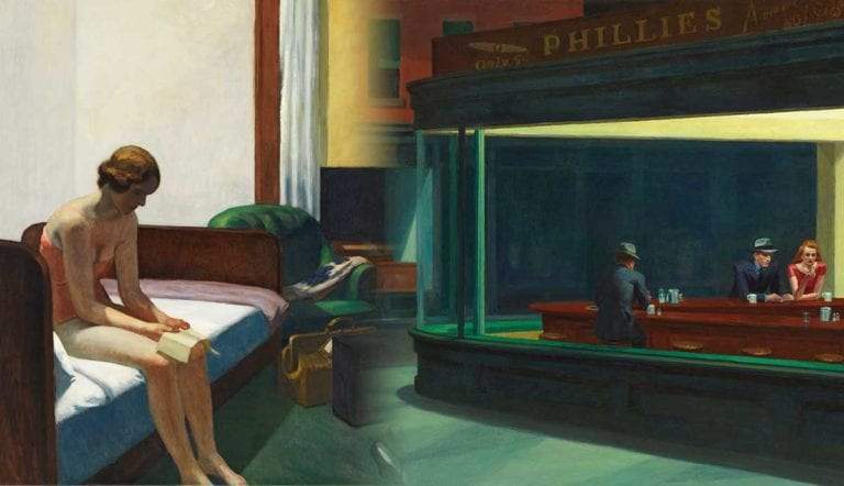 edward hopper hotel room nighthawks