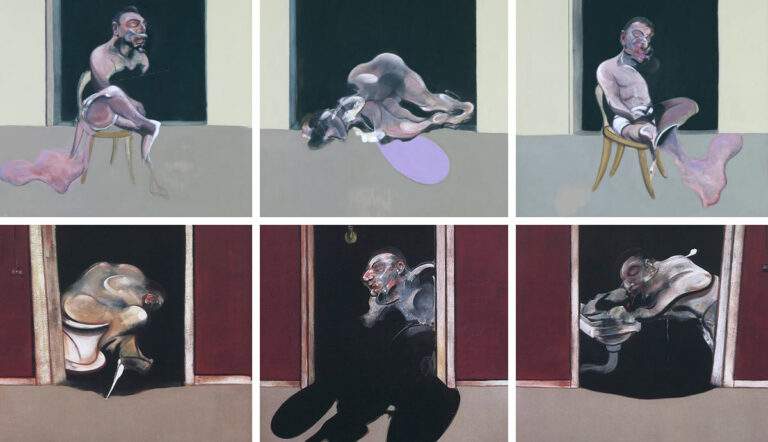 francis bacon black triptych series