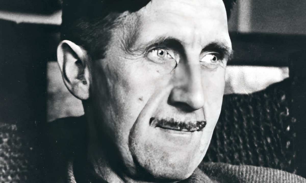 george orwell close up