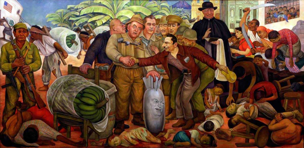 gloriosa victoria diego rivera guatemala coup painting