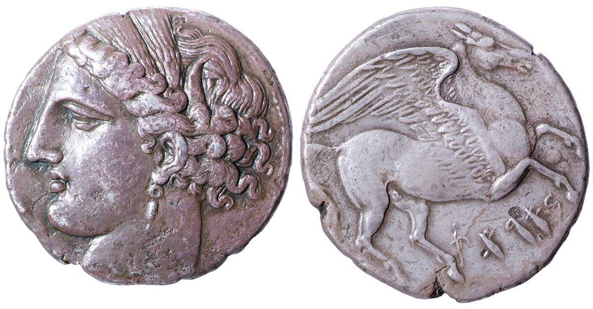 head tanit coin