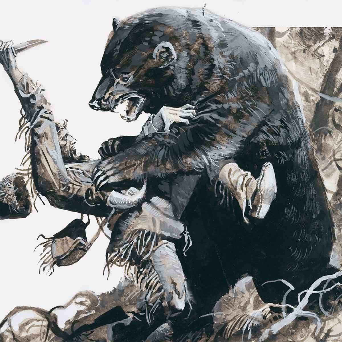 hugh fights bear