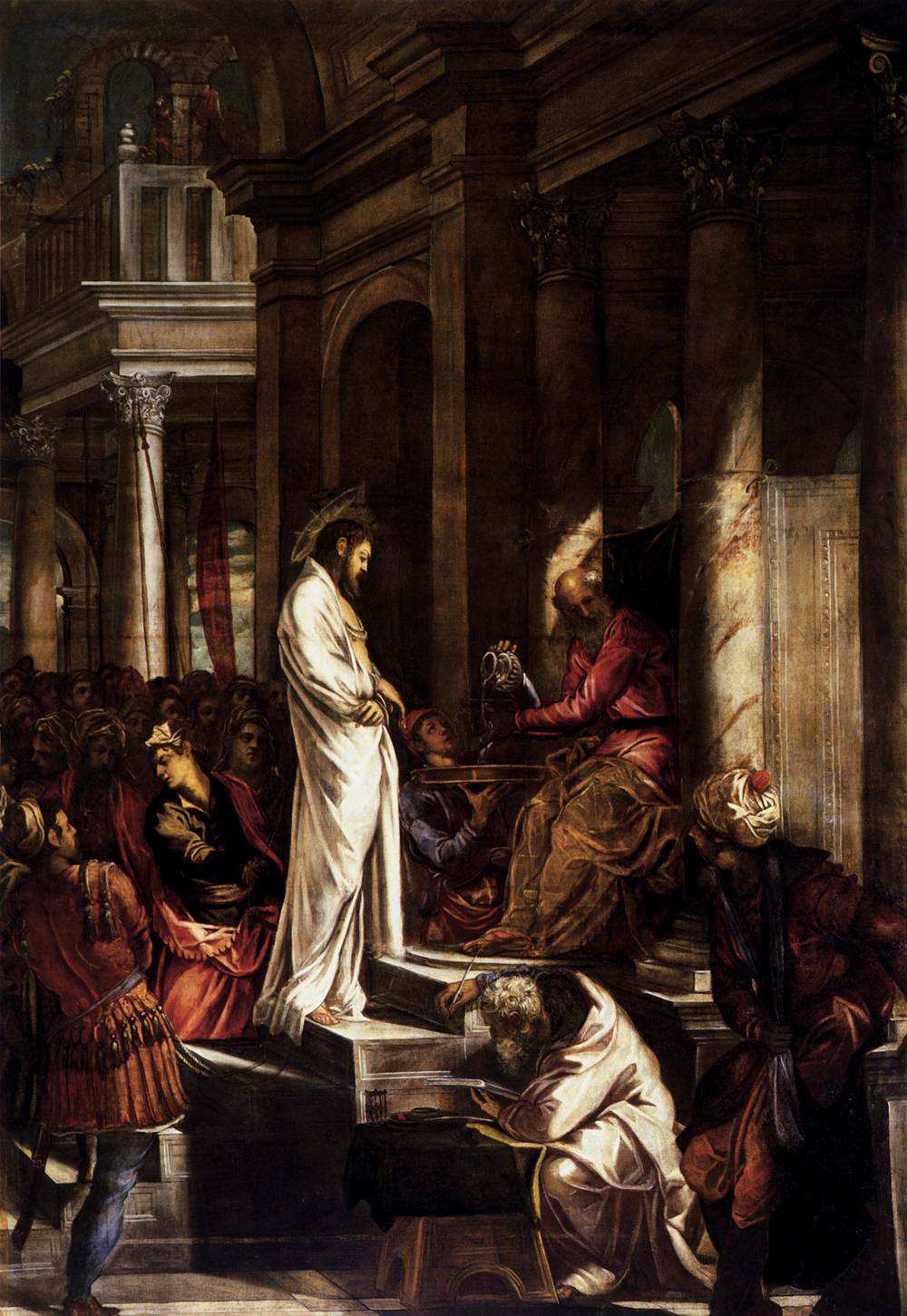 Christ before Pilate, Jacopo Tintoretto, 1566-1567. Source: Scuola Grande di San Rocco