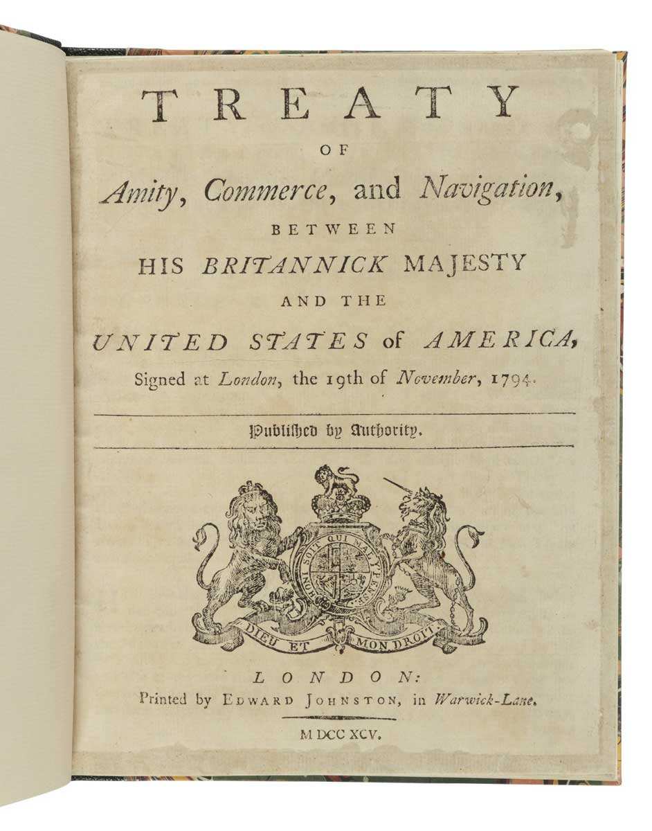 jay treaty sothebys