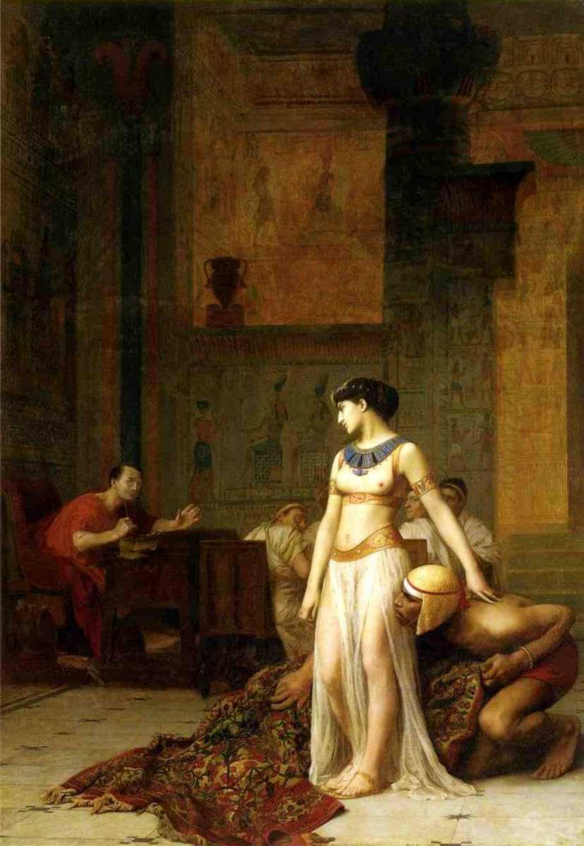 jean leon gerome cleopatra caesar painting