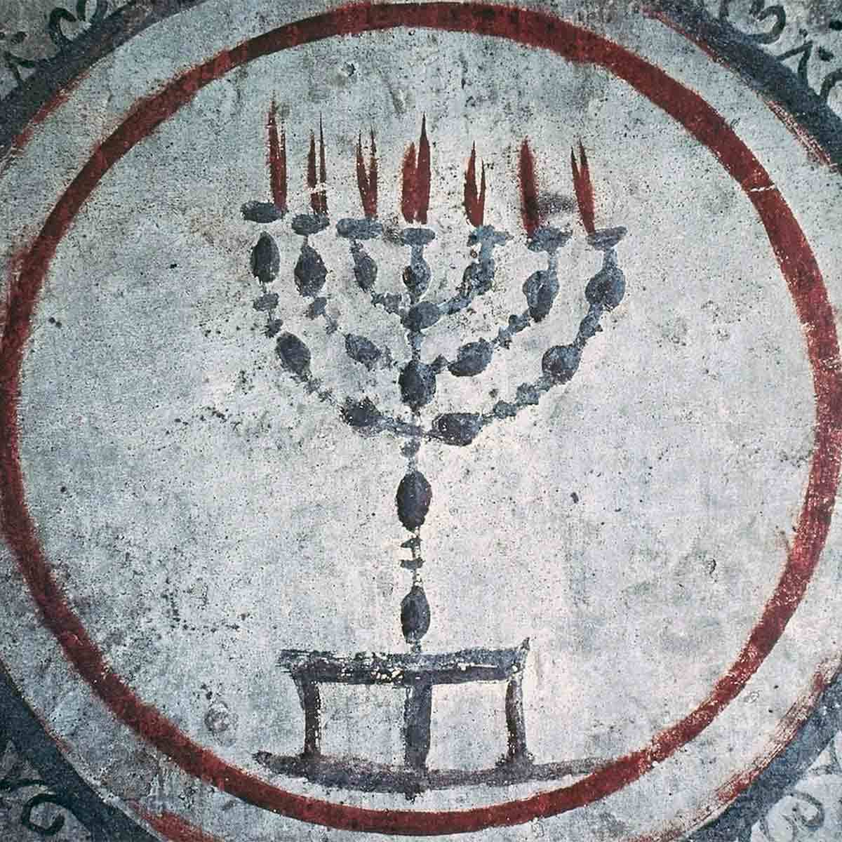 jewish symbol catacomb