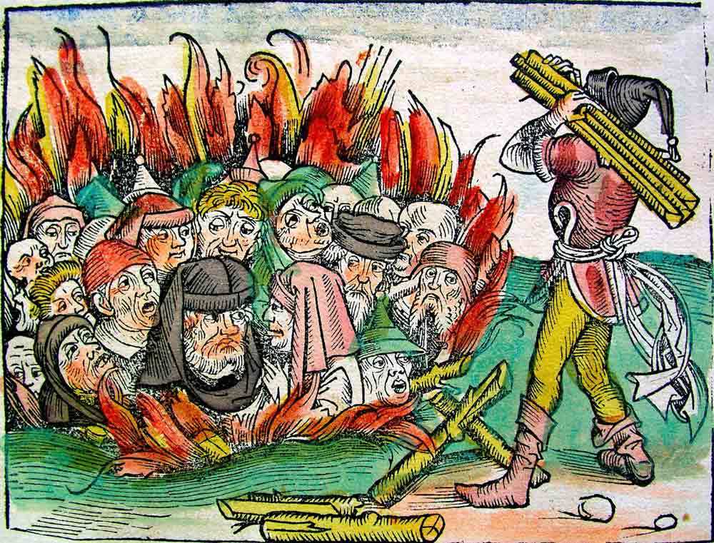 jews execution woodcut