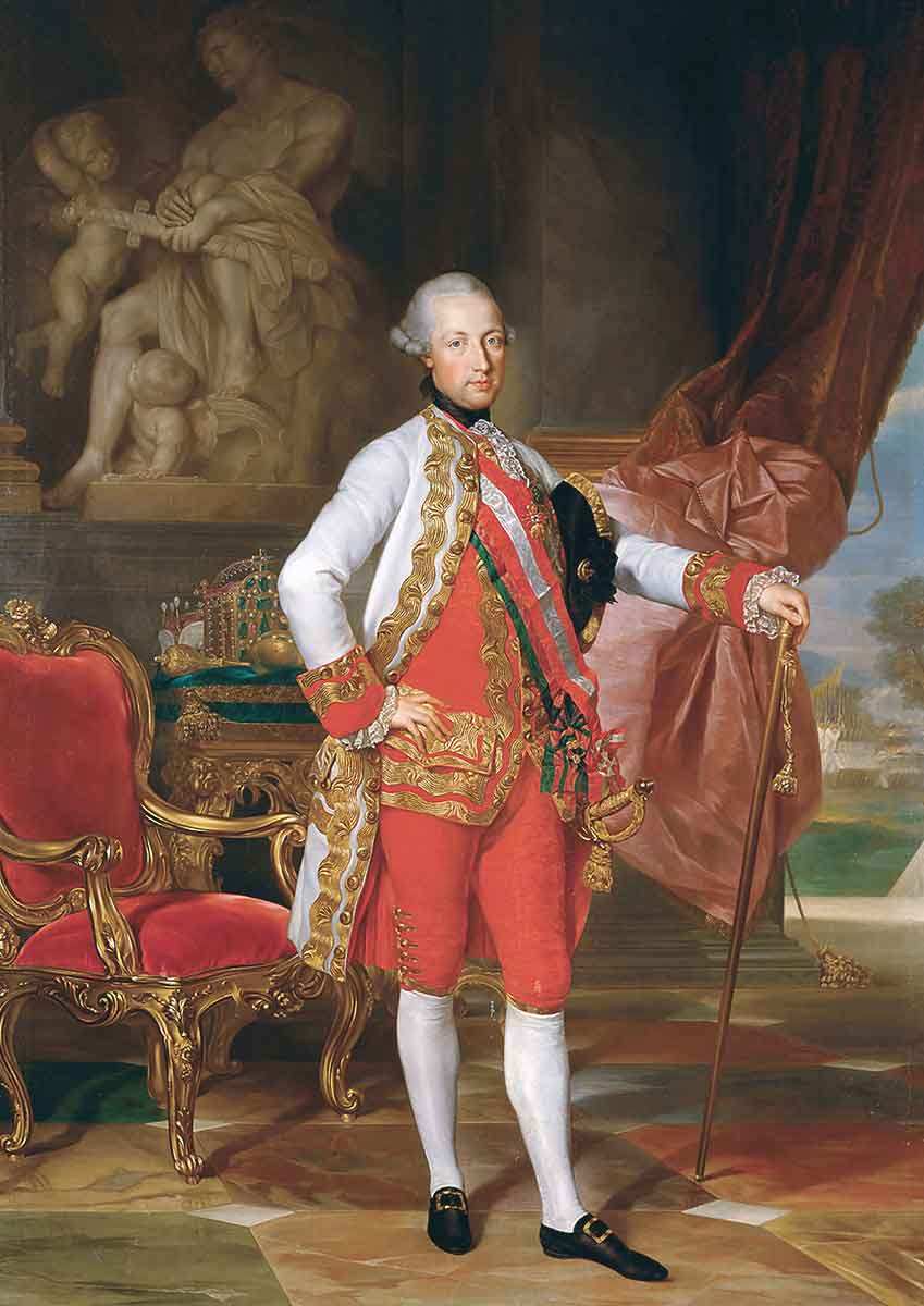 joseph ii habsburg emperor von maron portrait