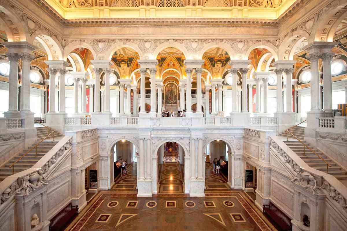 library congress thomas jefferson building great hall