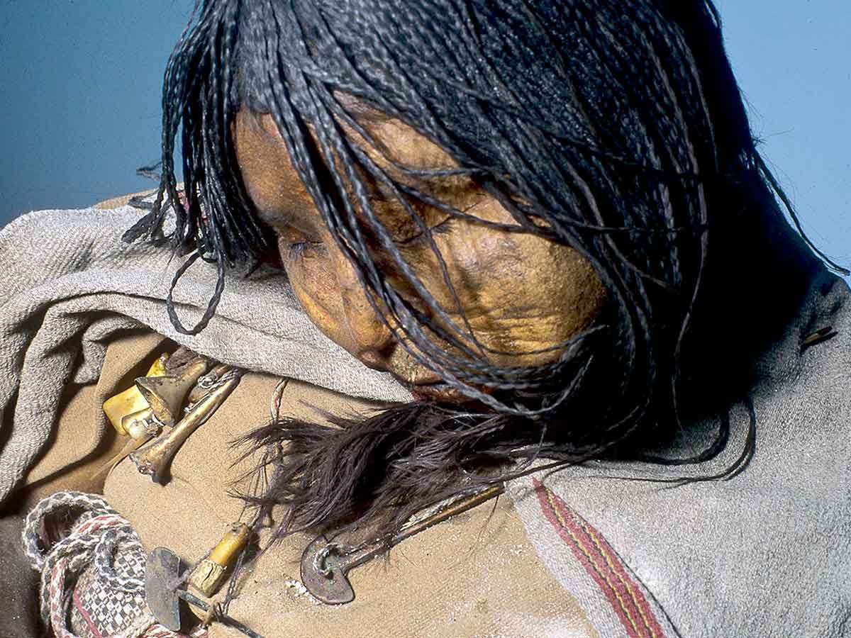 llullaillaco maiden mummy closeup