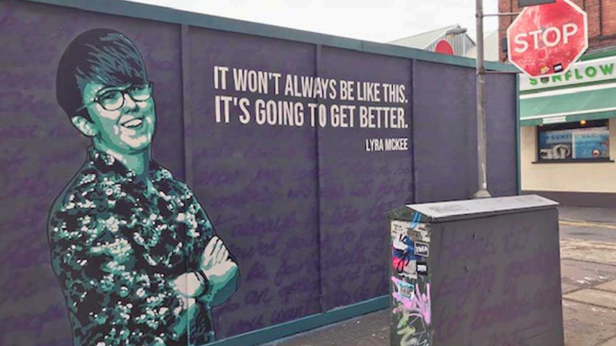 lyra mckee mural things to do northern ireland