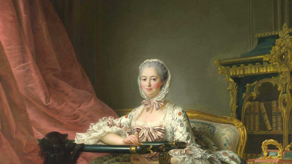 madame de pompadour tambour frame fran‡ois hubert drouais