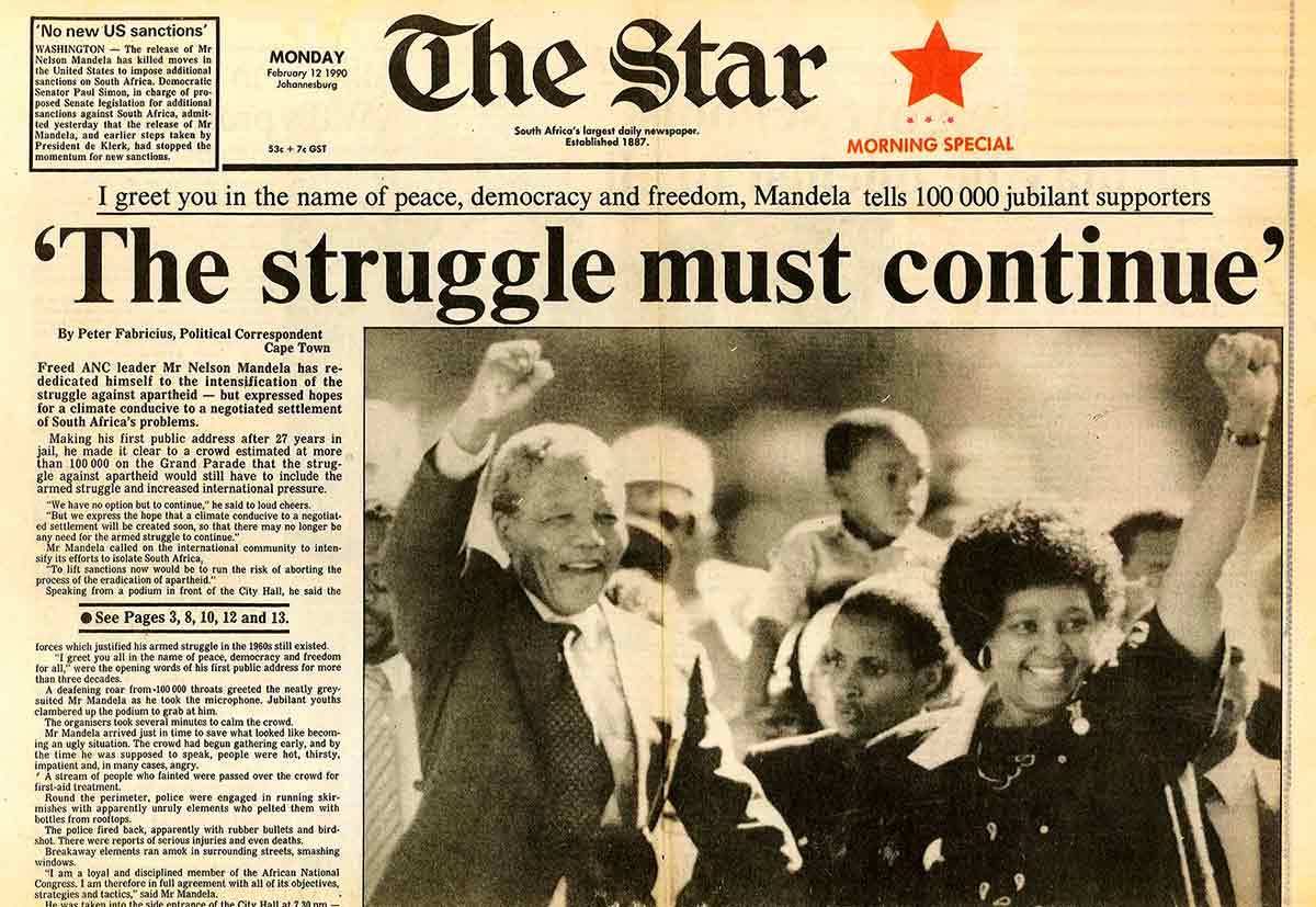 mandela february 1990