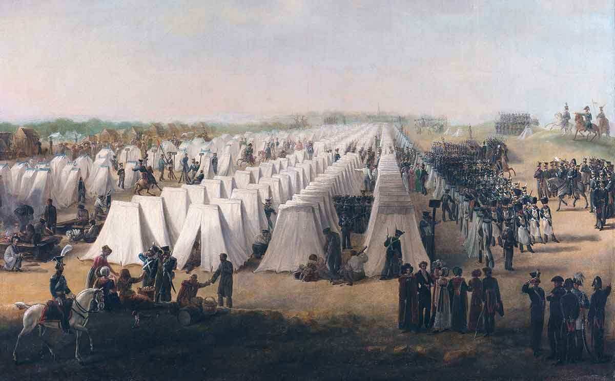 military camp dutch ten days campaign