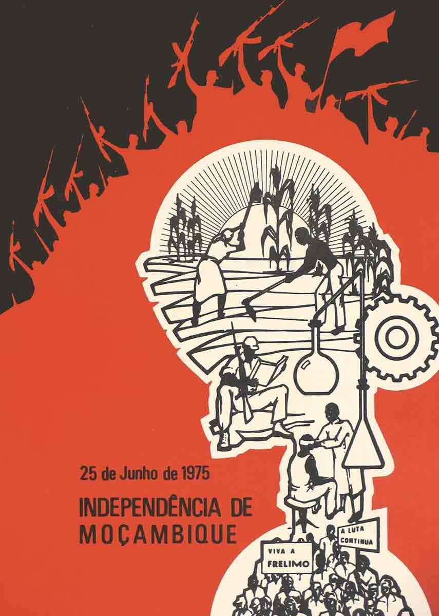 mozambique independence poster