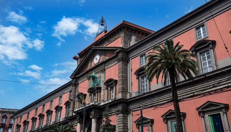 naples archaeological museum facade