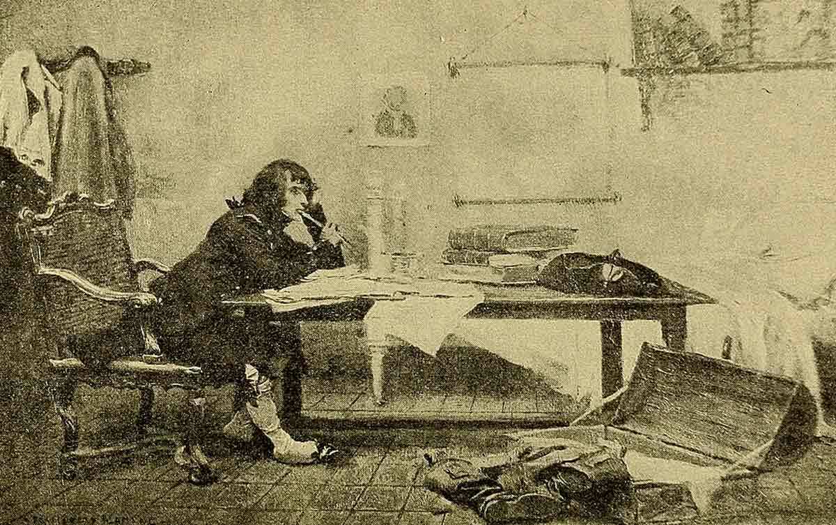 napoleon studying francois flameng