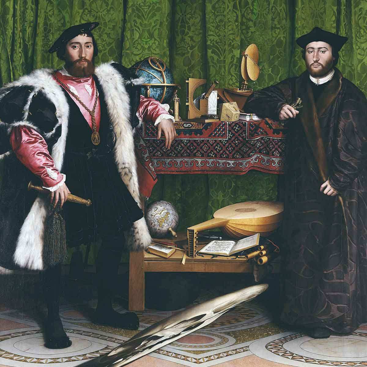 northern renaissance portraiture hans holbein ambassadors painting 1533