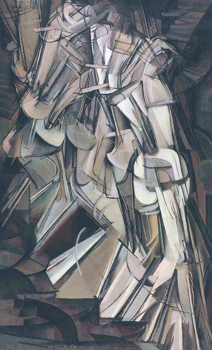 nude descending staircase marcel duchamp