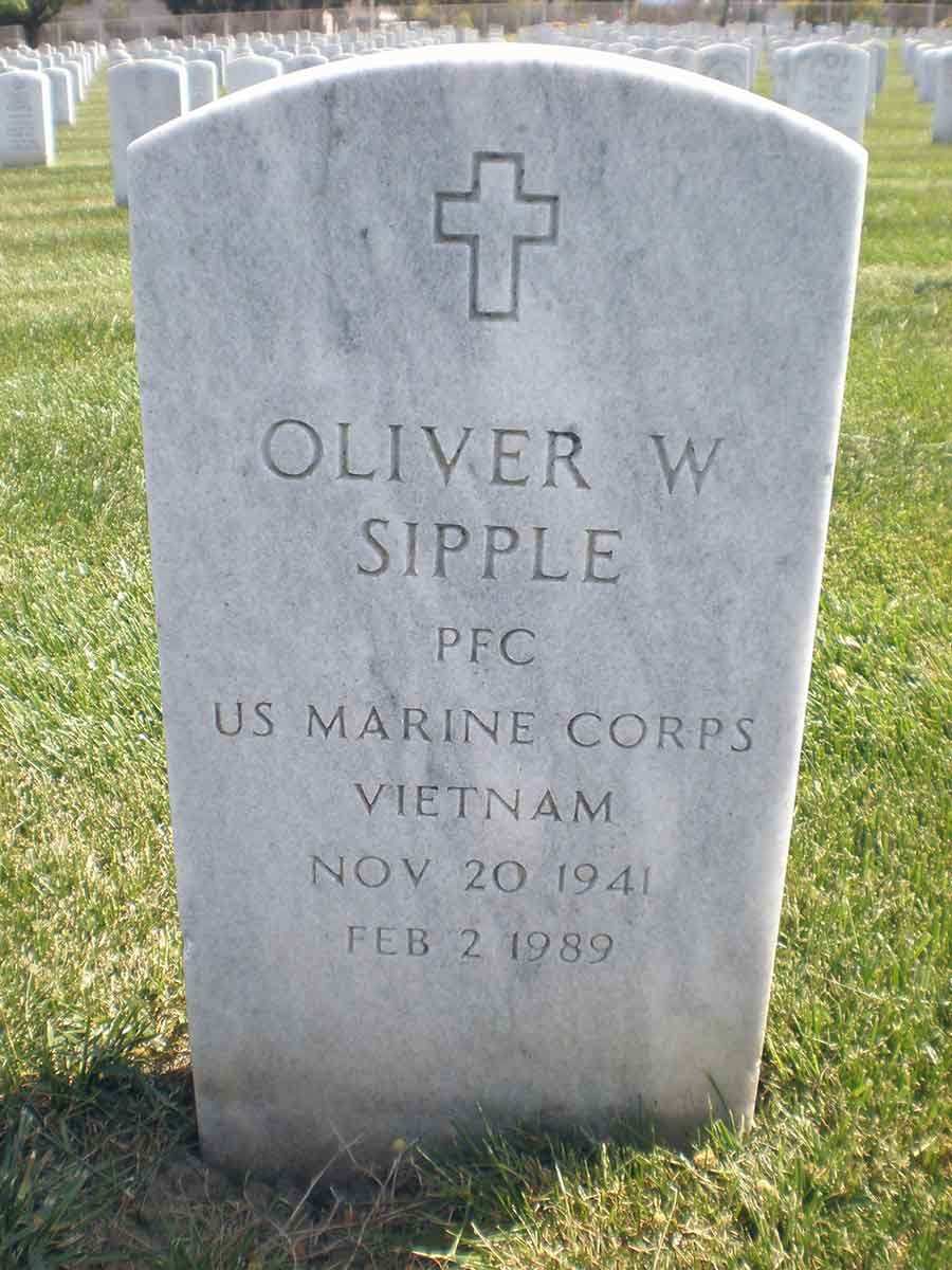 oliver billy sipple headstone