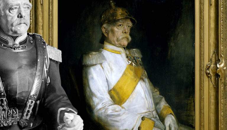 Otto von Bismarck photo painting