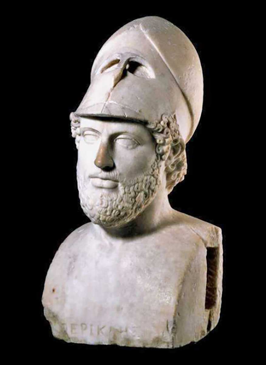 pericles british bust