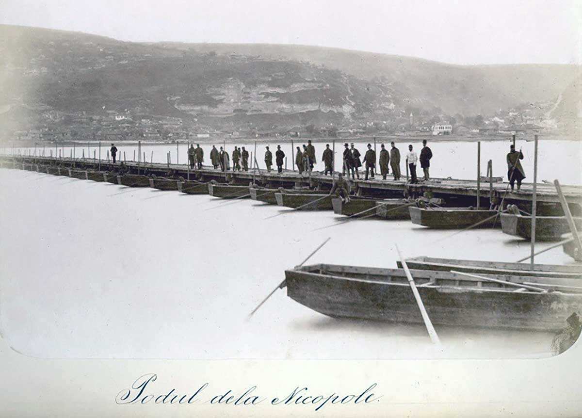 pontoon bridge danube