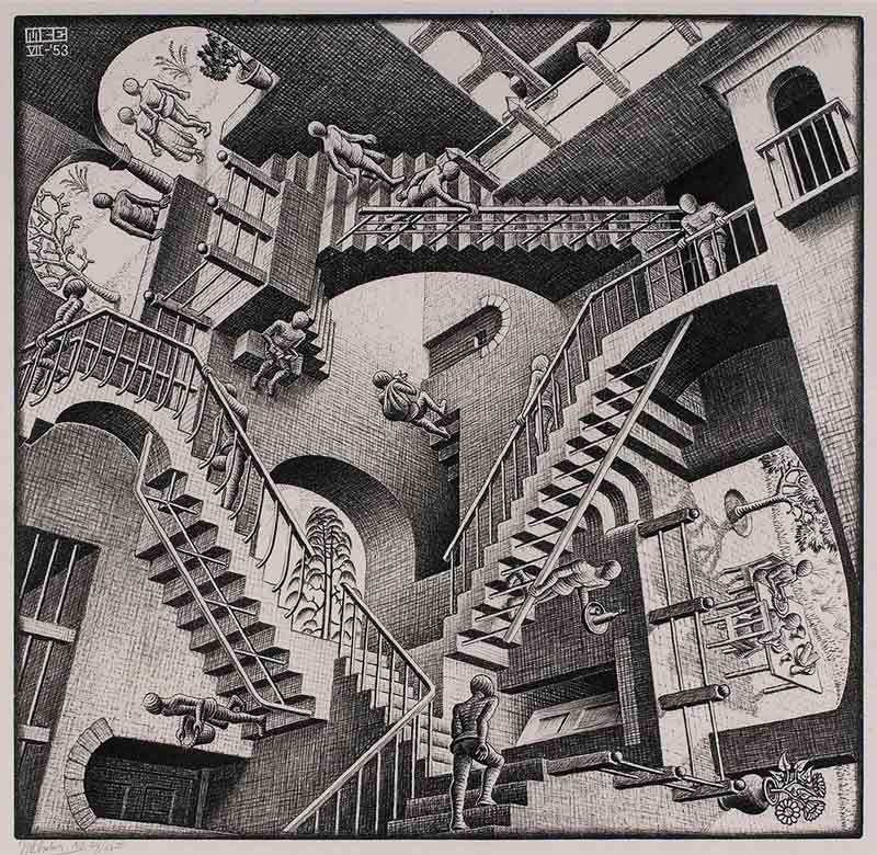 relativity mc escher 1953