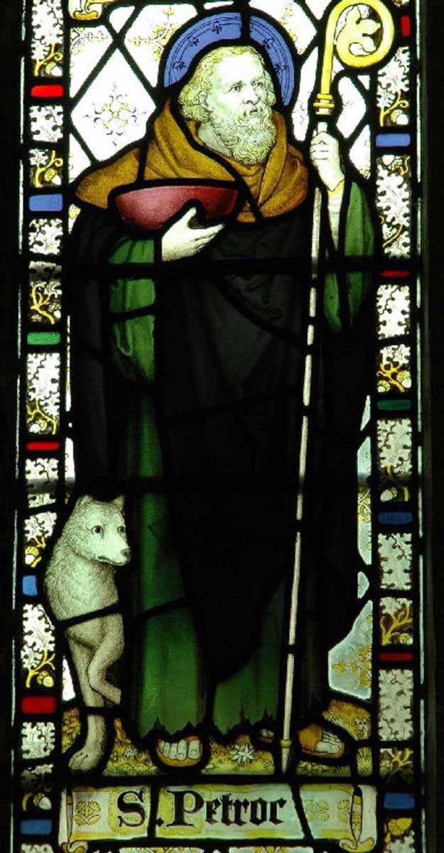 saint petroc stained glass window