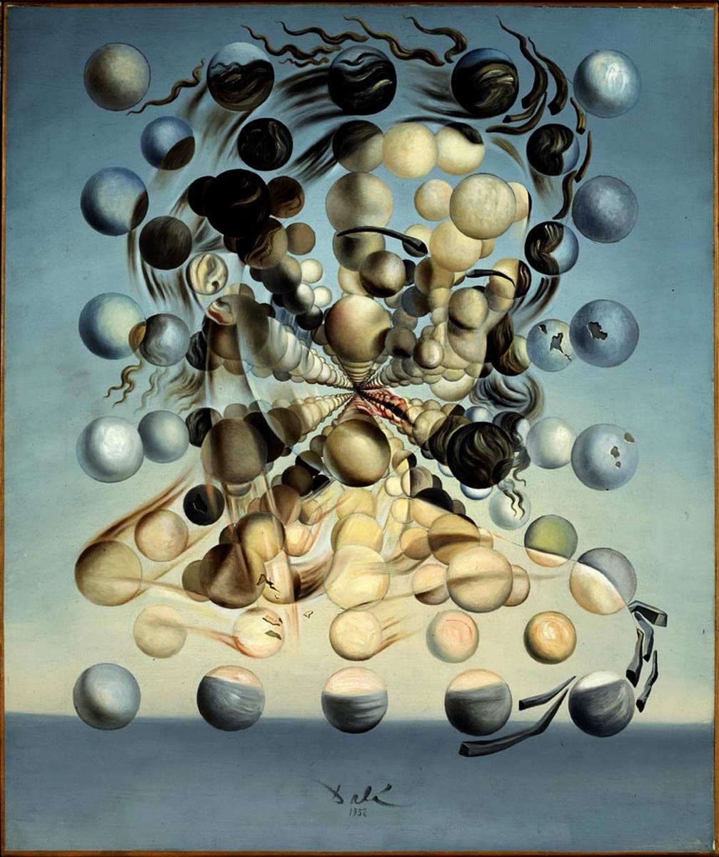 salvador dali galatea spheres painting